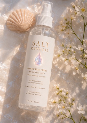 Salt Revival with shells and flowers